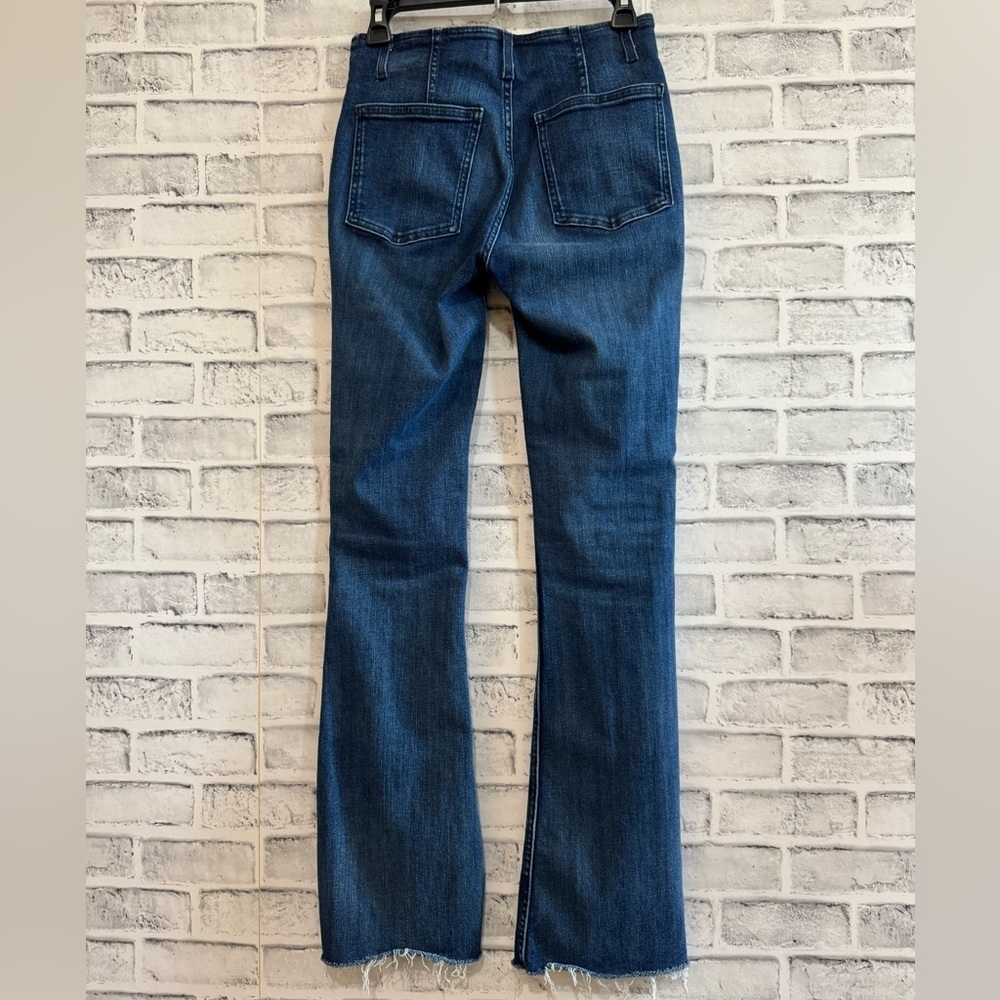 Women’s Free People we the Free médium wash flare leg jeans Size 27 - Picture 2 of 4